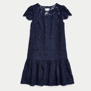 Ralph Lauren Lace Drop-Waist Dress